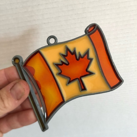 Vtg Suncatcher Stained Glass Ornaments - Picture 4 of 9